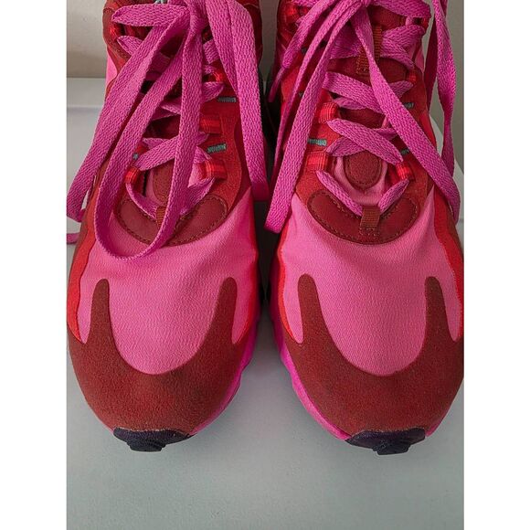 Size 9 - Nike Air Max 270 React Mystic Pink Running Shoes - Picture 4 of 11